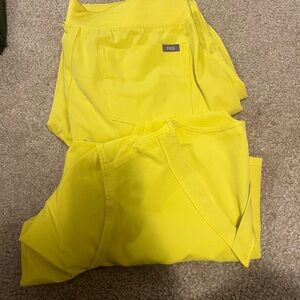 Figs Women's Bright Yellow Shorts